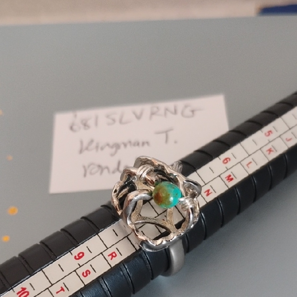 Genuine Kingman Turquoise Ring